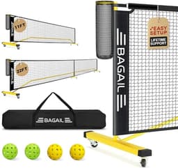 BAGAIL 2-in-1 Portable Pickleball Net product photo
